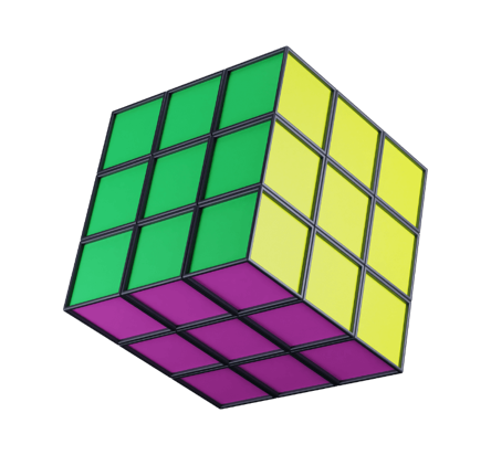 80er Jahre Figur Dreiecke