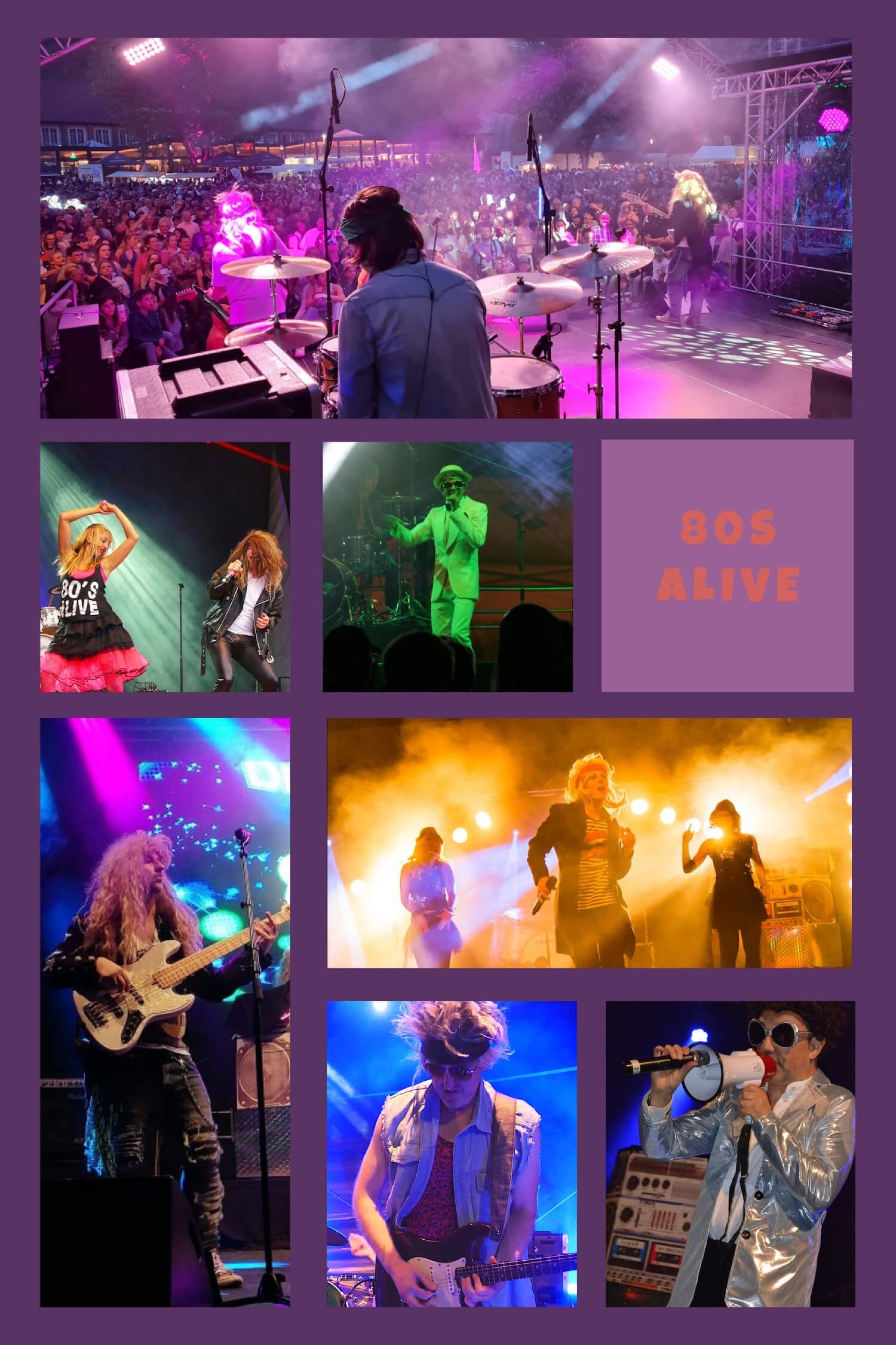 Bilder Galerie - 80s Alive - 80er Jahre Live Fotos 80s Tribute Show Coverband stadtfest firmen veranstaltung festival altstadtfest Sommerfest Open Air